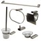 Alfi Brand Brushed Nickel 6 Piece Matching Bathroom Accessory Set AB9503-BN - alternate 1